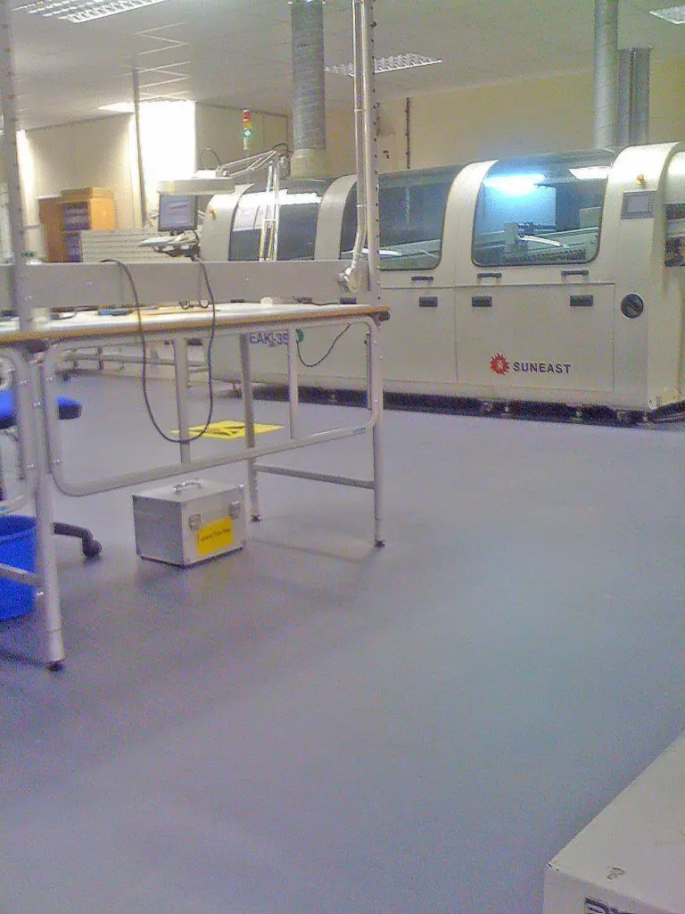 ESD/anti-static areas