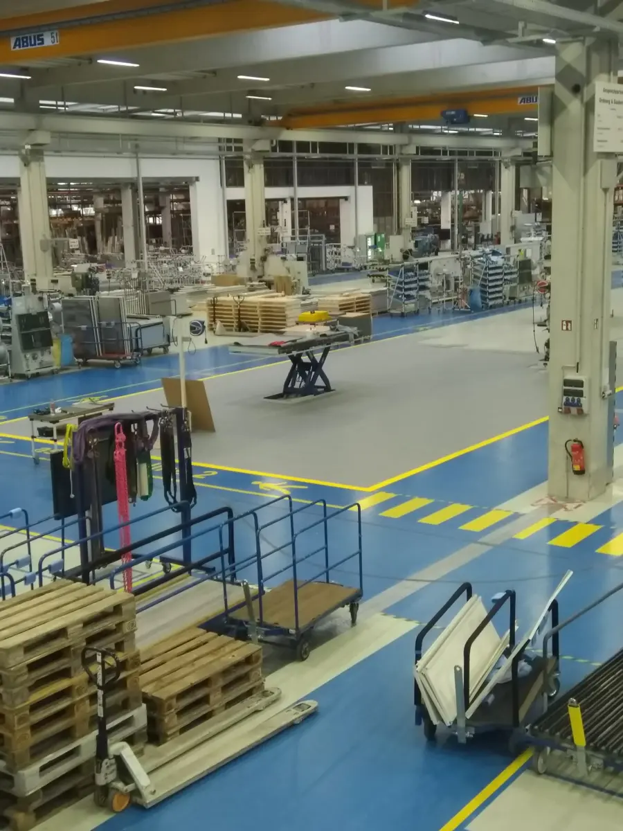 Industrial floor